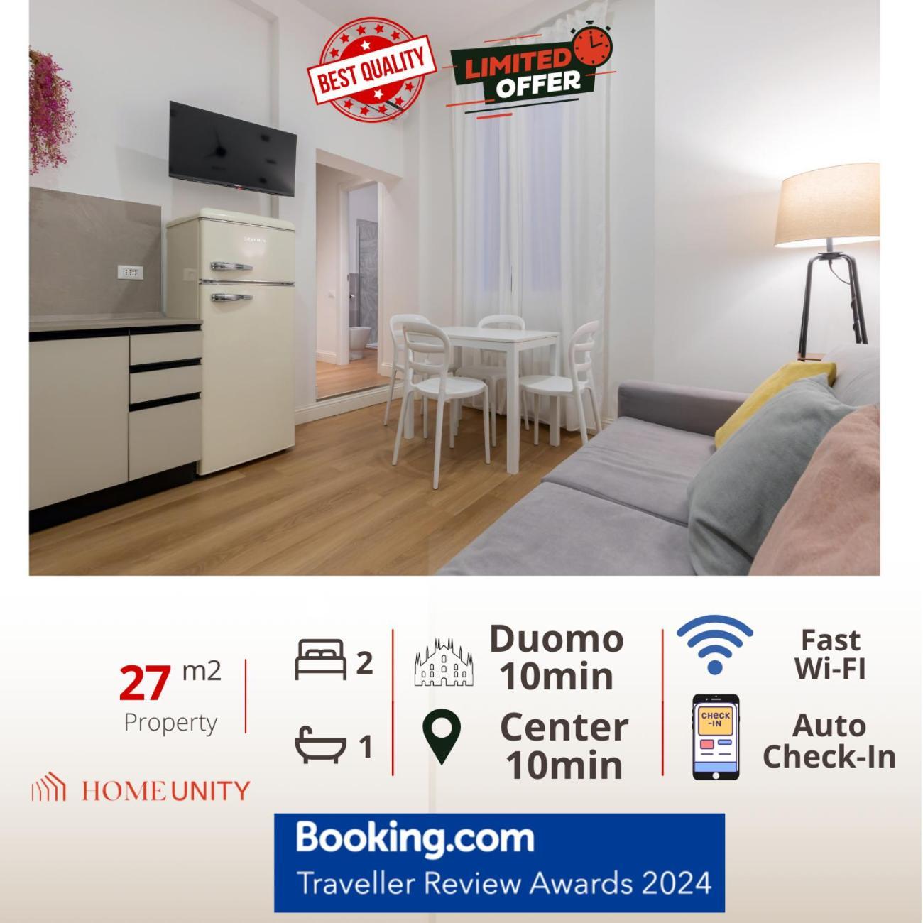 Nuovo Intimo Apt A 10Min Dal Duomo - Homeunity Mediolan Zewnętrze zdjęcie